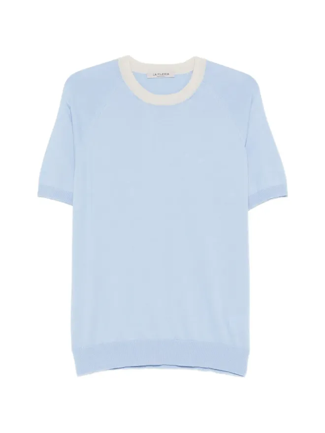 Fileria Fileria ラウンドネックTシャツ - ブルーの商品画像