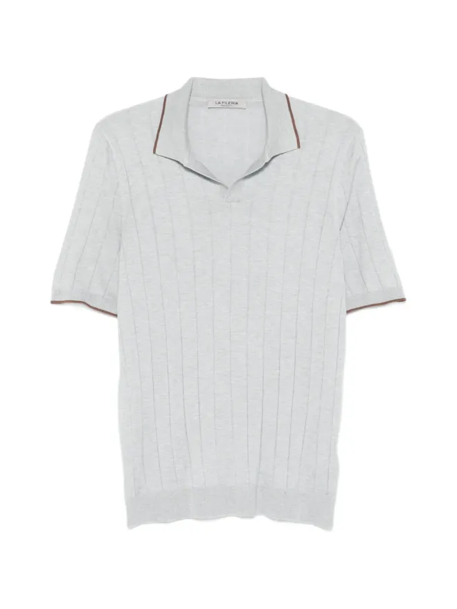 Fileria Fileria リブ編みトリムTシャツの商品画像