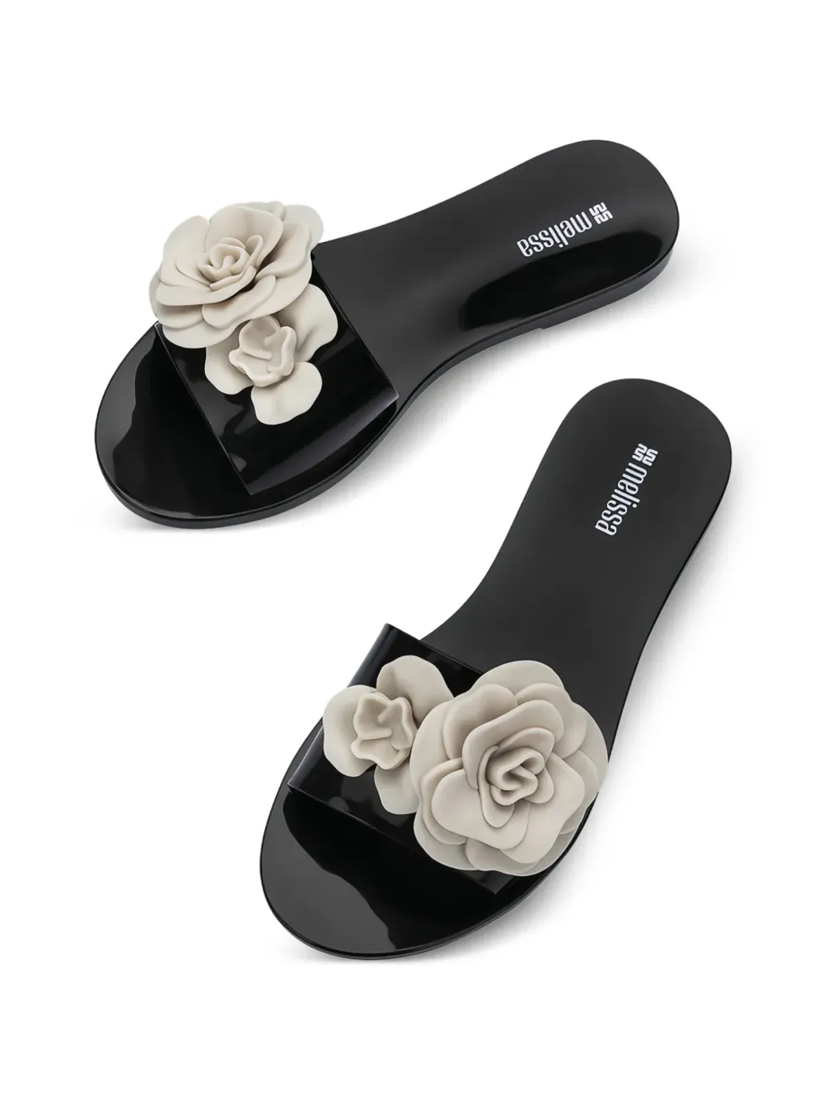 Melissa Babe petals sandals - Black - 画像3