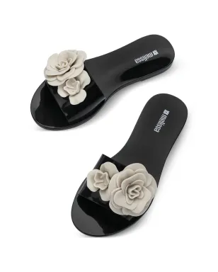 Melissa Babe petals sandals - Black - サムネイル3