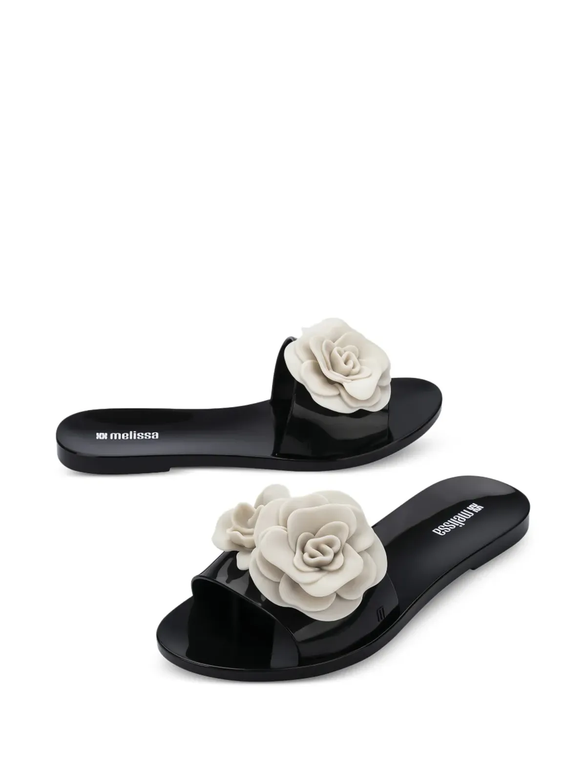 Melissa Babe petals sandals - Black - 画像4