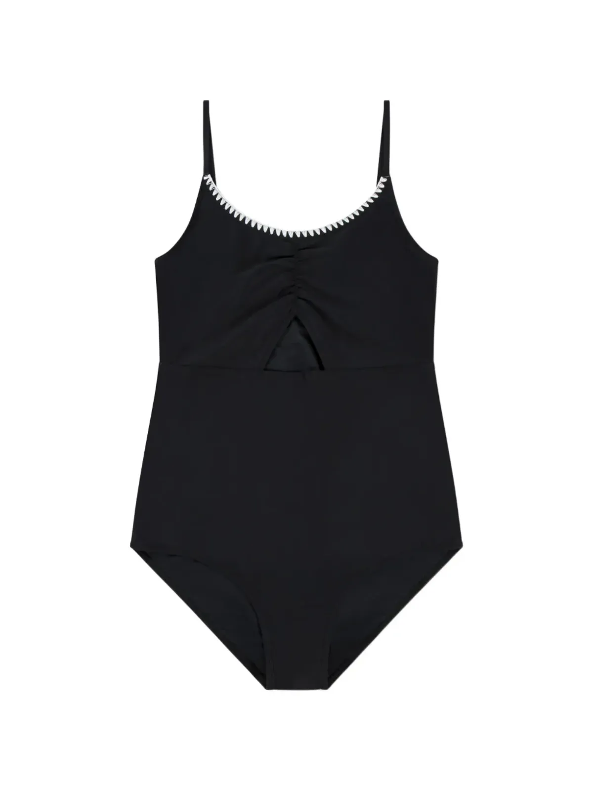 ABERCROMBIE FITCH KIDS スカラップトリム水着 - ブラック - 画像1