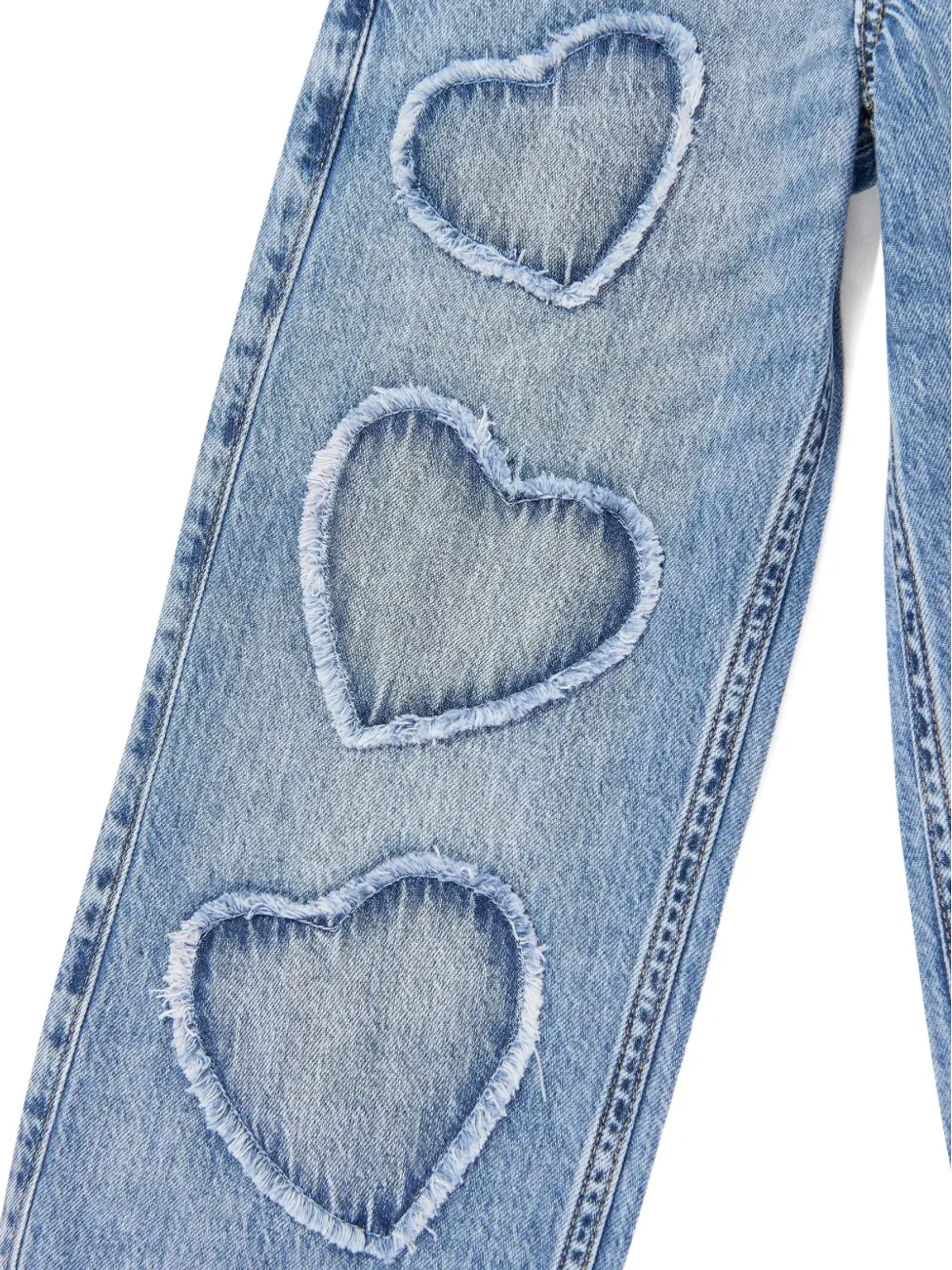 ABERCROMBIE FITCH KIDS ハートパッチ付きバギージーンズ - 画像4