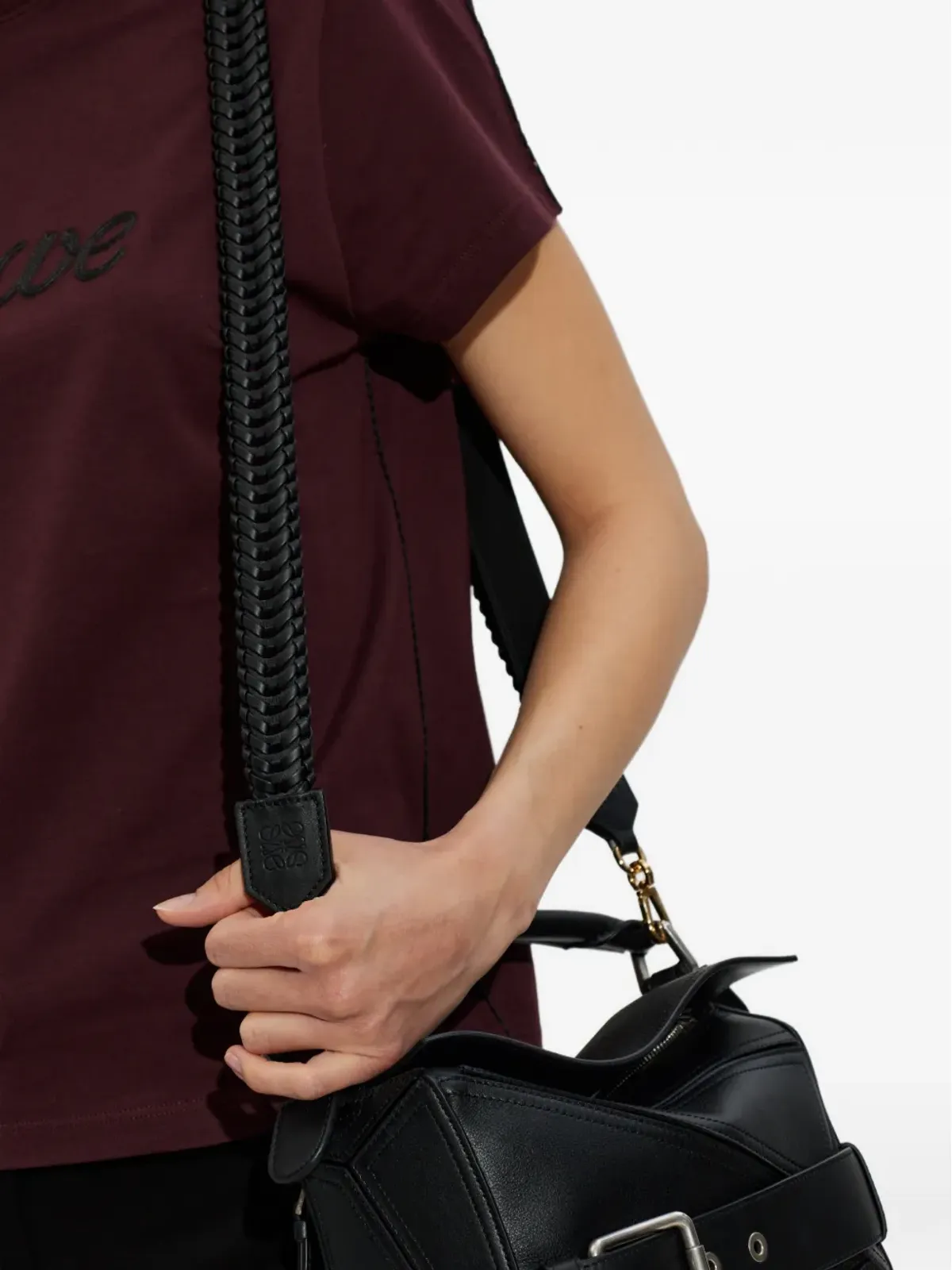 LOEWE ブレイドバッグストラップ（ブラック） - 画像2