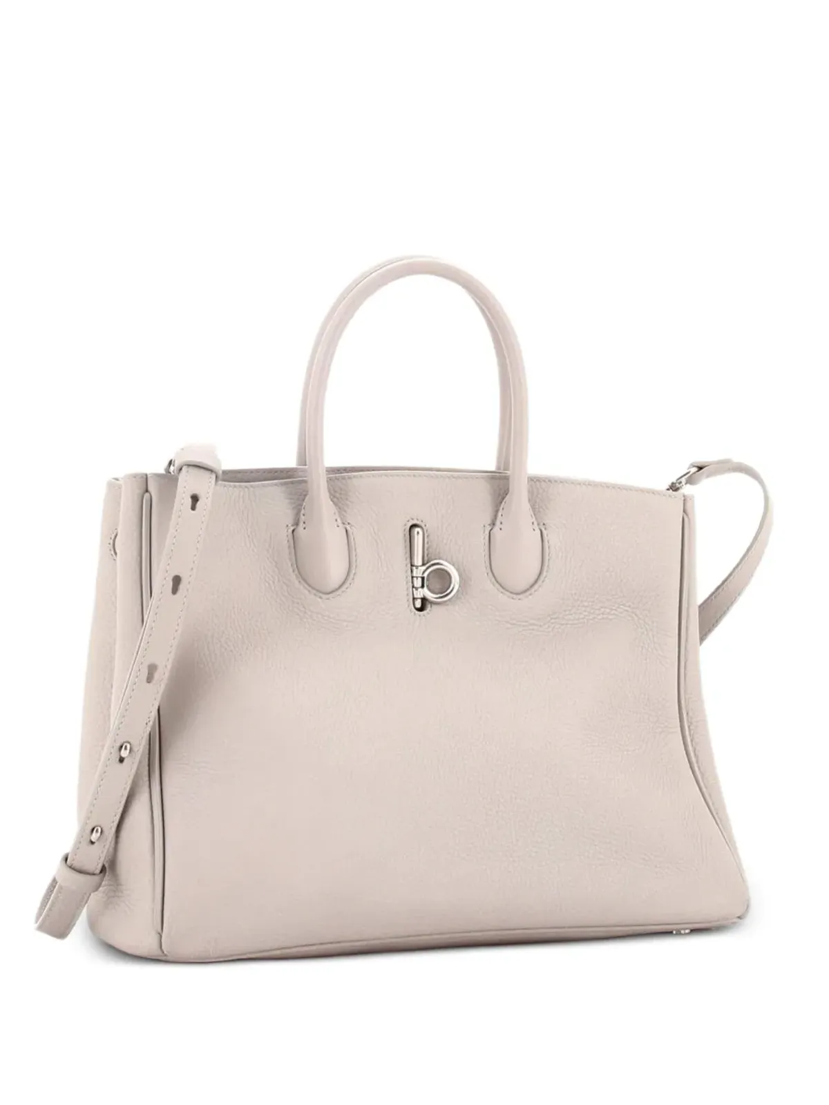 Burberry Pre-Owned ロッキングホースレザー・スモール トートバッグ - グレー - 画像2