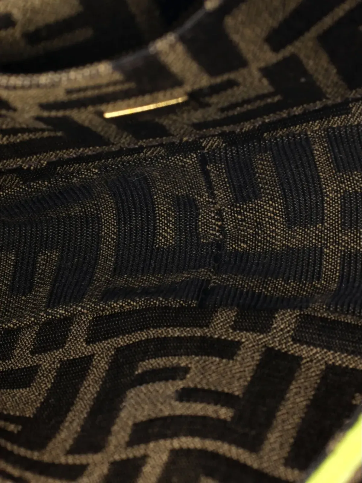 Fendi Pre-Owned バゲット NM バッグ Zucca キャンバス ミニ クロスボディバッグ - 画像5