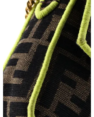 Fendi Pre-Owned バゲット NM バッグ Zucca キャンバス ミニ クロスボディバッグ - サムネイル4