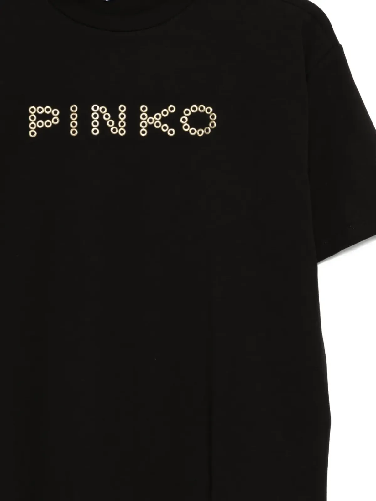 Pinko Kids ロゴアップリケTシャツ - 画像3