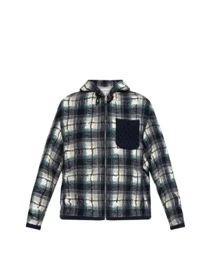 LOEWE チェック柄ポケット付きフードジャケット - サムネイル1