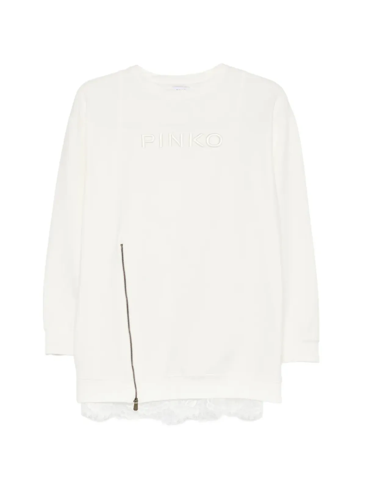Pinko Kids レースヘムドレス（ホワイト） - 画像1