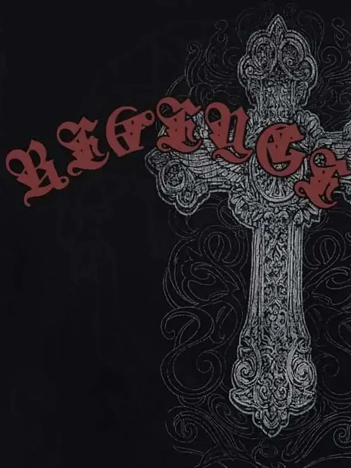 Revenge スパイククロス Tシャツ - 画像2