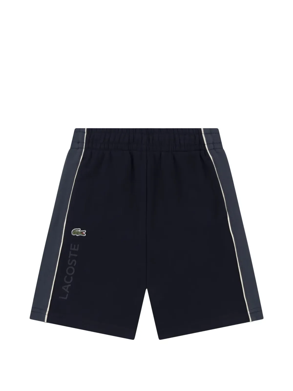 Lacoste Kids ロゴストライプショーツ - 画像1