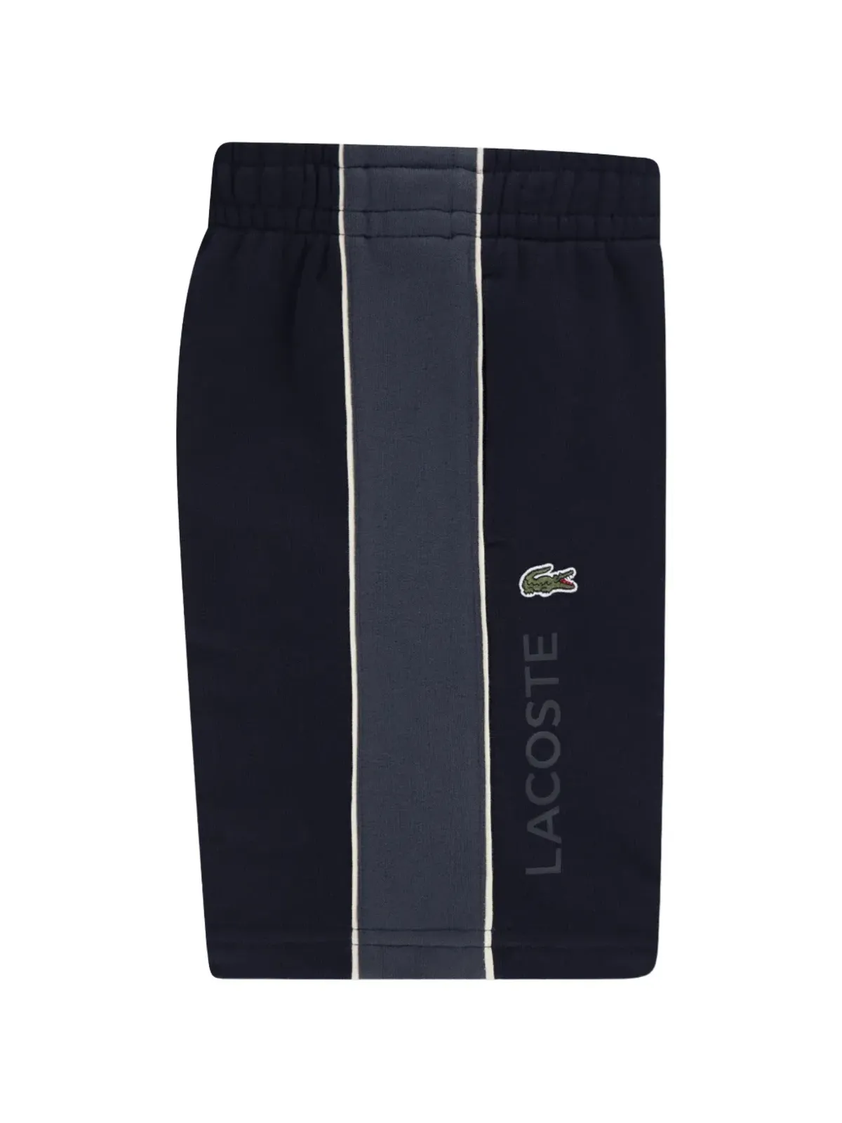 Lacoste Kids ロゴストライプショーツ - 画像3