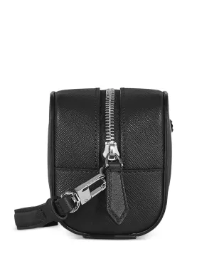 Montblanc エンボスド・リング・レザー・ショルダーバッグ ブラック - サムネイル3