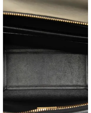 Celine Pre-Owned 2017年 マイクロ バイカラー レザー ベルトサッチェル - ブラック - サムネイル5