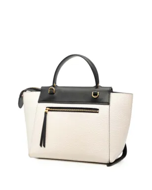Celine Pre-Owned 2017年 マイクロ バイカラー レザー ベルトサッチェル - ブラック - サムネイル3