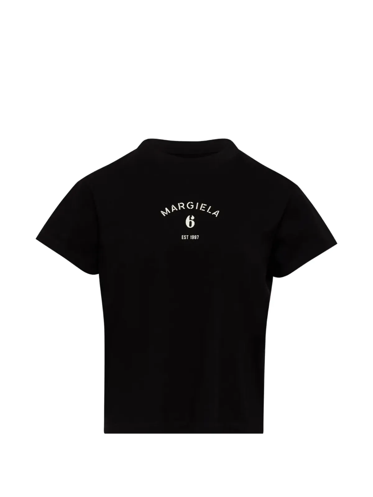 MM6 Maison Margiela プリントサイン入り Tシャツ - 画像1
