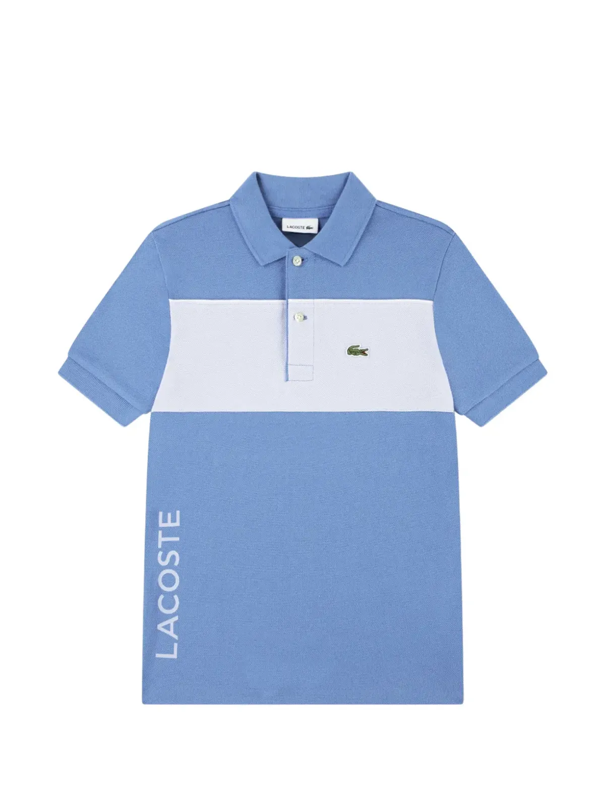 Lacoste Kids ロゴポロシャツ - ブルー - 画像1