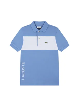 Lacoste Kids ロゴポロシャツ - ブルー - サムネイル1