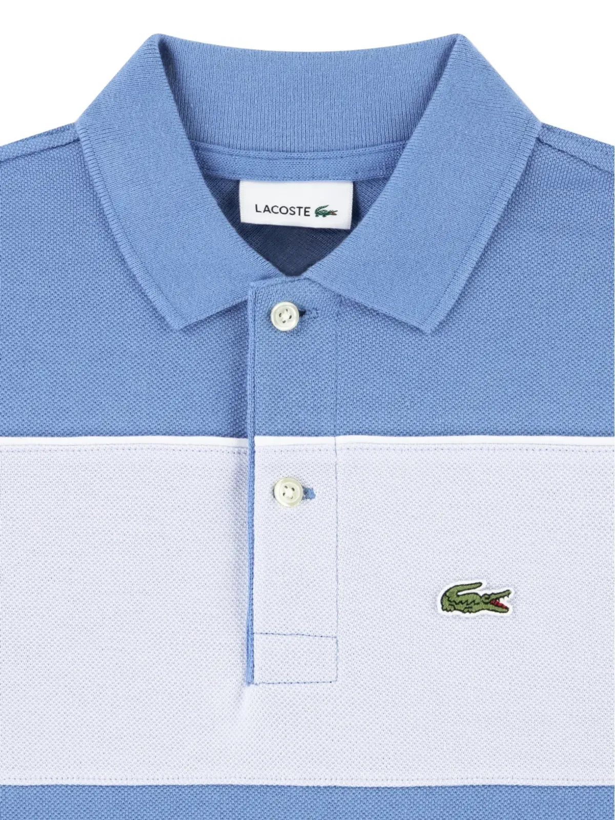 Lacoste Kids ロゴポロシャツ - ブルー - 画像4