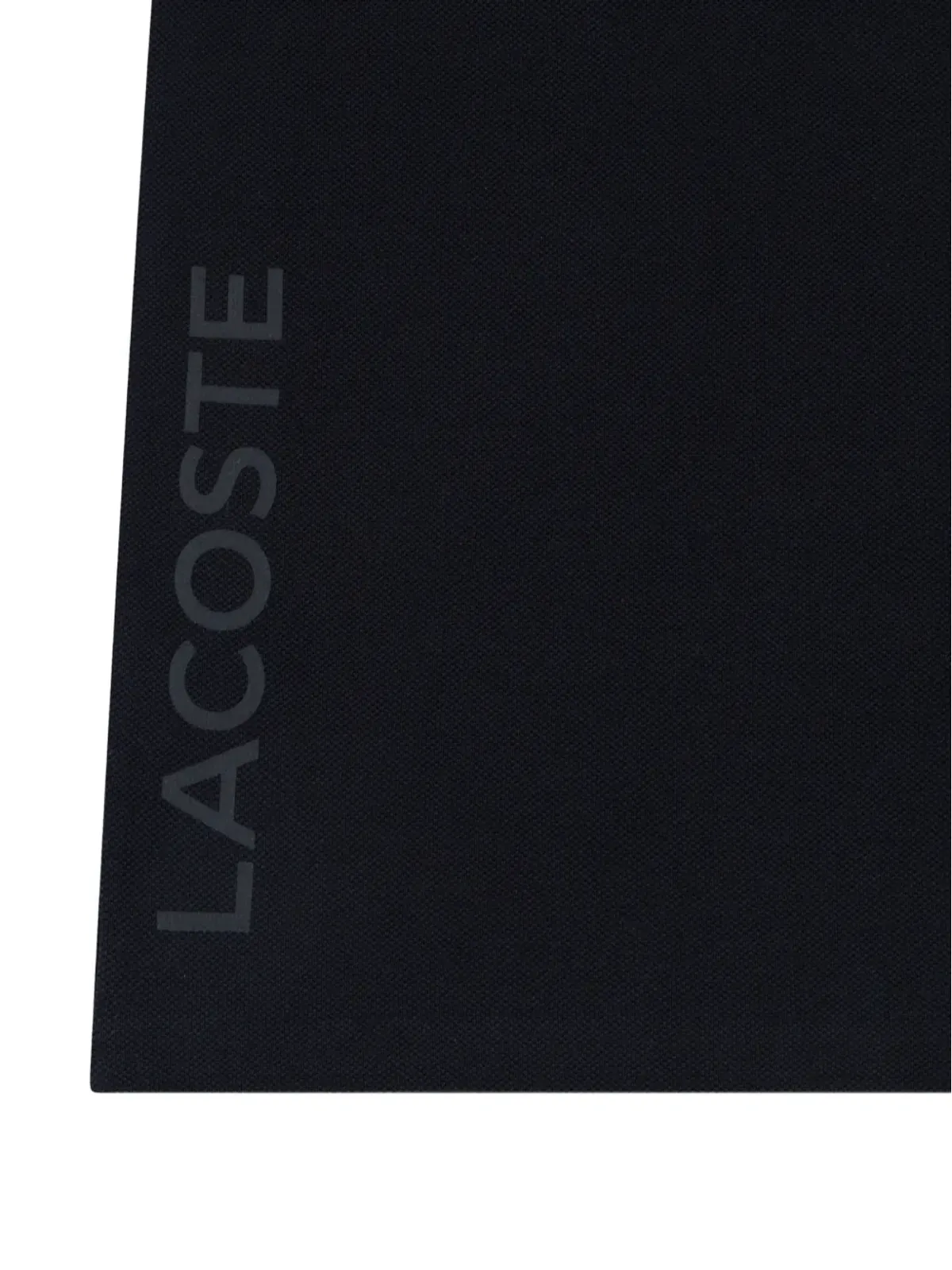 Lacoste Kids ストライプ ピケ ポロシャツ - ブラック - 画像4