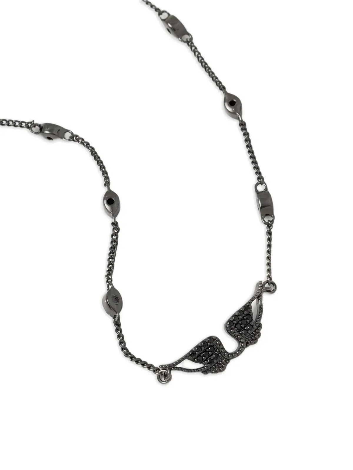 Zadig&Voltaire クリスタル装飾チェーンネックレス - 画像2