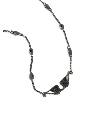 Zadig&Voltaire クリスタル装飾チェーンネックレス - サムネイル2