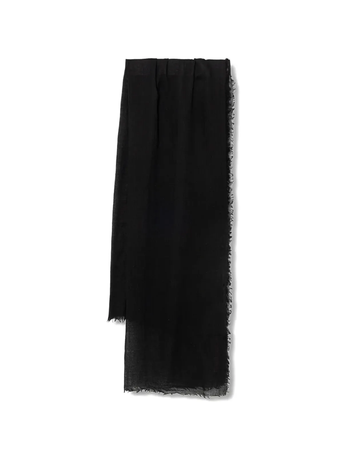 Zadig&Voltaire フリンジ加工スカーフ ブラック - 画像1