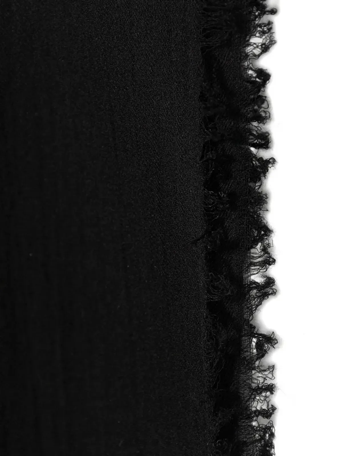 Zadig&Voltaire フリンジ加工スカーフ ブラック - 画像2