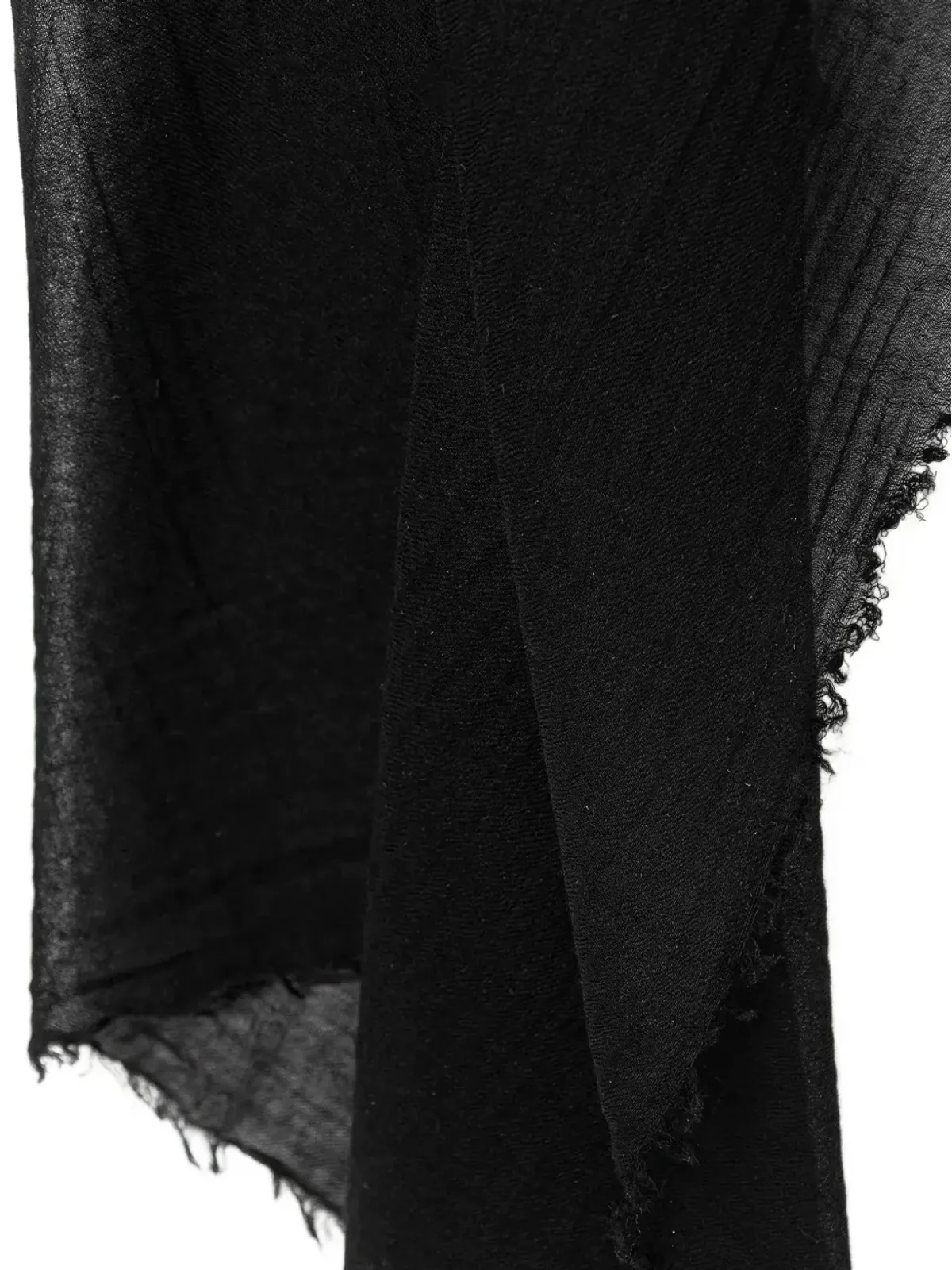 Zadig&Voltaire フリンジ加工スカーフ ブラック - 画像3