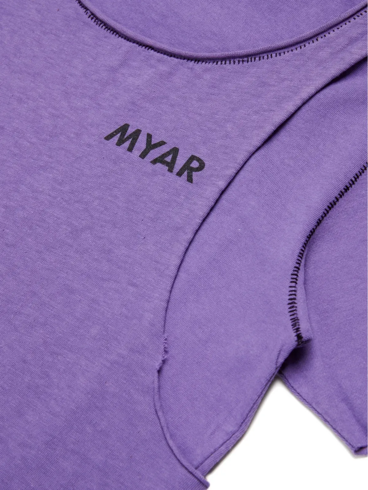 MYAR KIDS ロゴプリント レイヤードTシャツ - 画像4