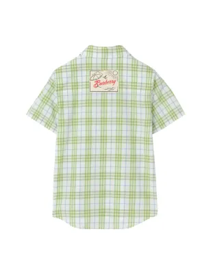 Burberry Kids チェック柄シャツ - ホワイト - サムネイル2