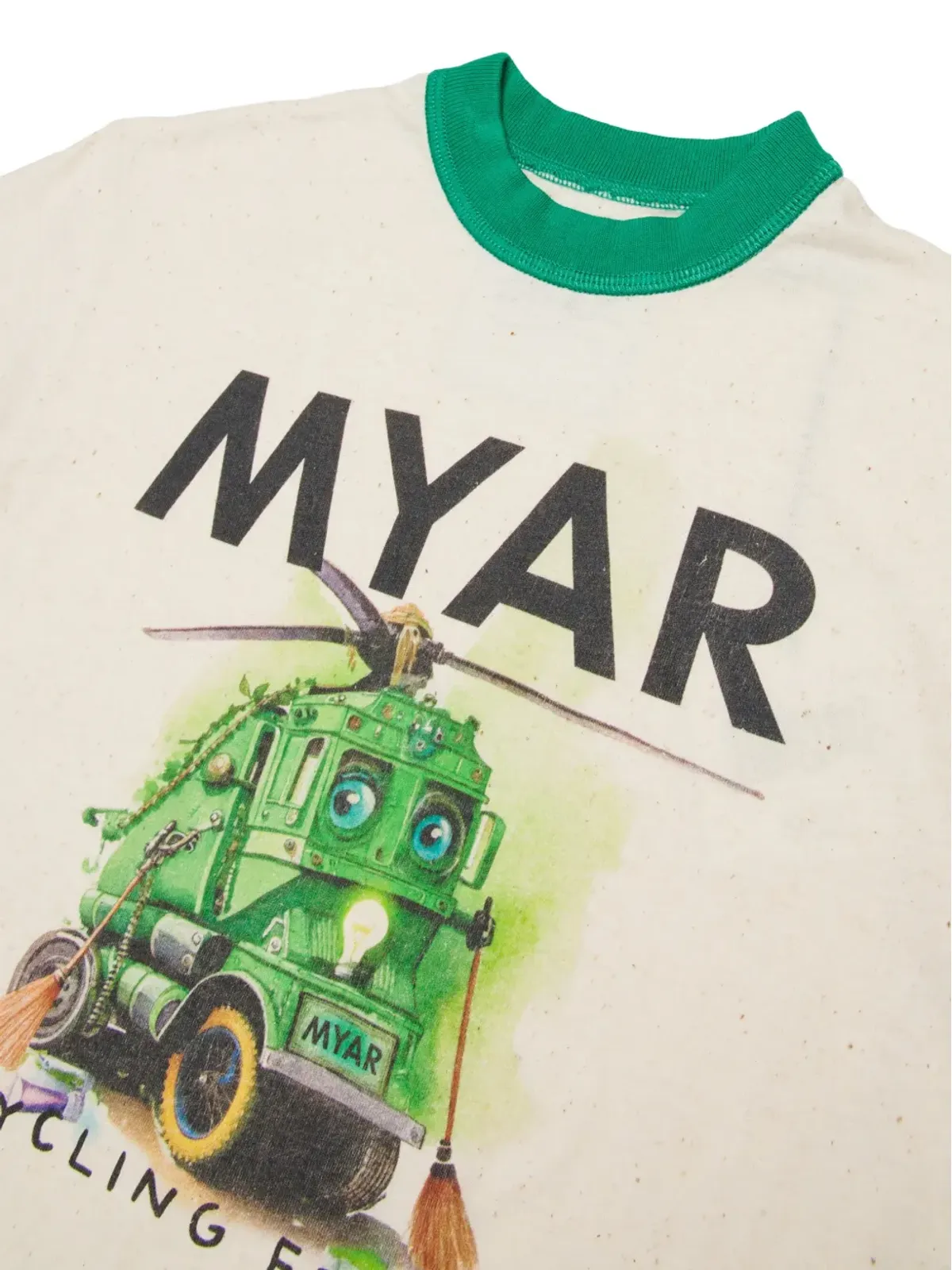 MYAR KIDS グラフィックプリントTシャツ - 画像3