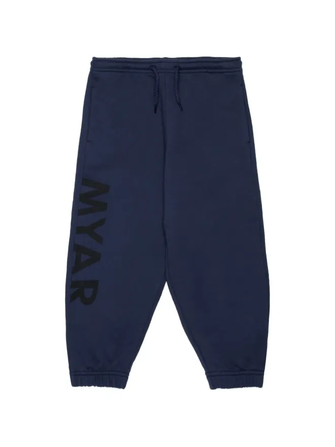 MYAR KIDS MYAR KIDS ロゴプリント トラックパンツの商品画像