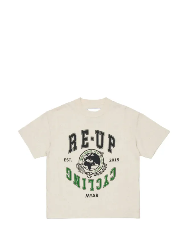 MYAR KIDS MYAR KIDS スローガンプリントTシャツの商品画像