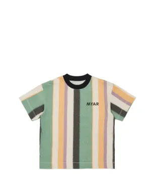 MYAR KIDS クルーネック ボーダーTシャツ - サムネイル1