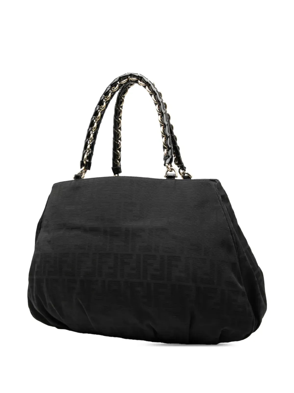 Fendi ビンテージ 2000-2010 Zucca Canvas Mia トートバッグ - ブラック - 画像3