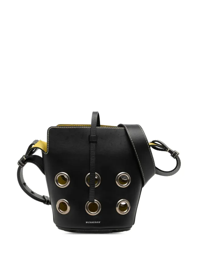 Burberry Pre-Owned Burberry Pre-Owned レザー ガーメット バケットバッグの商品画像