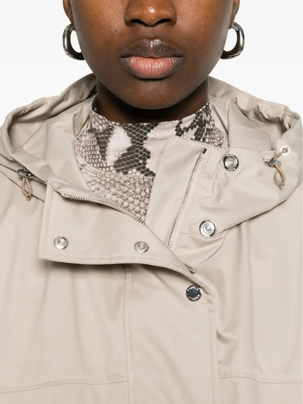 Moorer Maryana hooded pocket jacket - 画像5