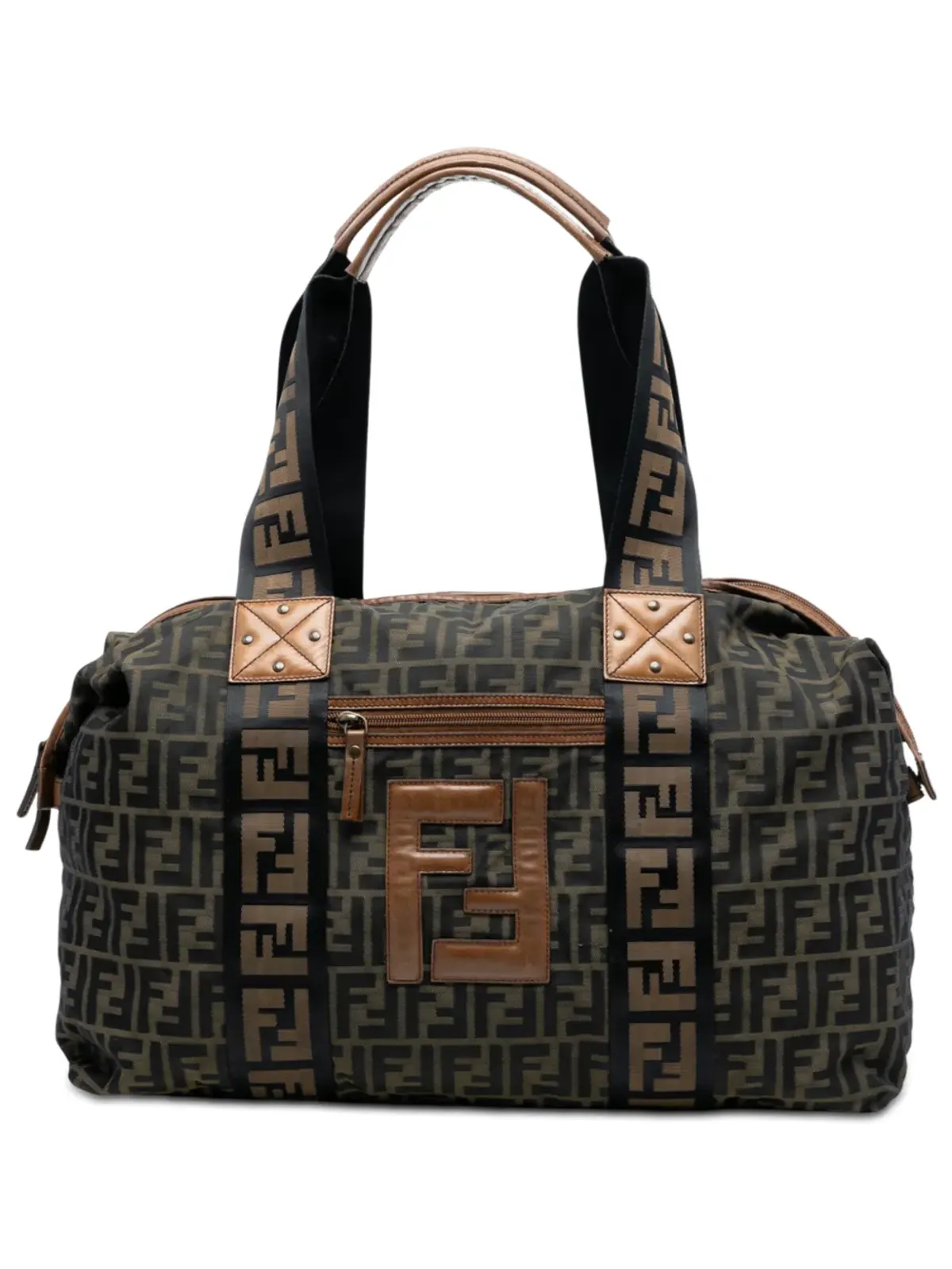 Fendi Pre-Owned Zucca キャンバス トラベルバッグ - 画像1