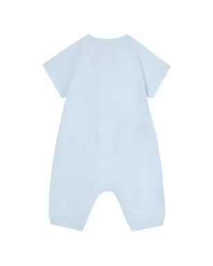 Burberry Kids Beach Bear コットン ロンパース ブルー - サムネイル2