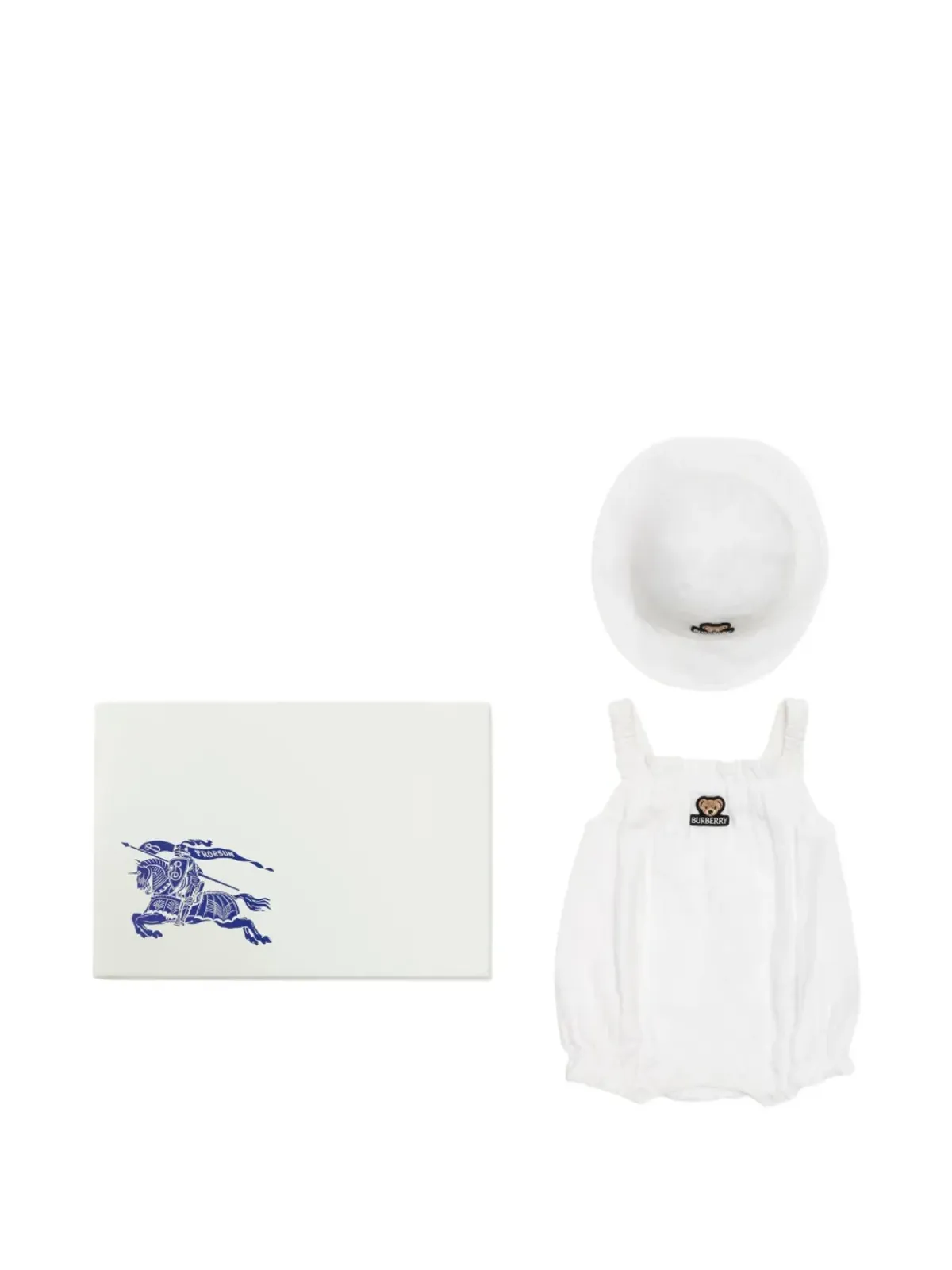 Burberry Kids ベビー用 コットン2点セット ギフト - 画像1