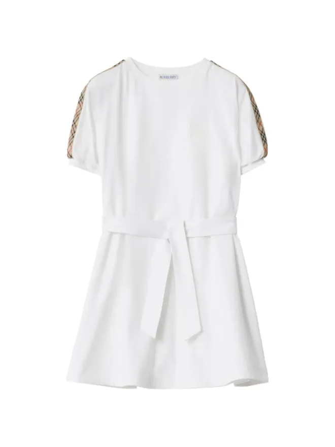 Burberry Kids Burberry Kids チェックトリムドレスの商品画像