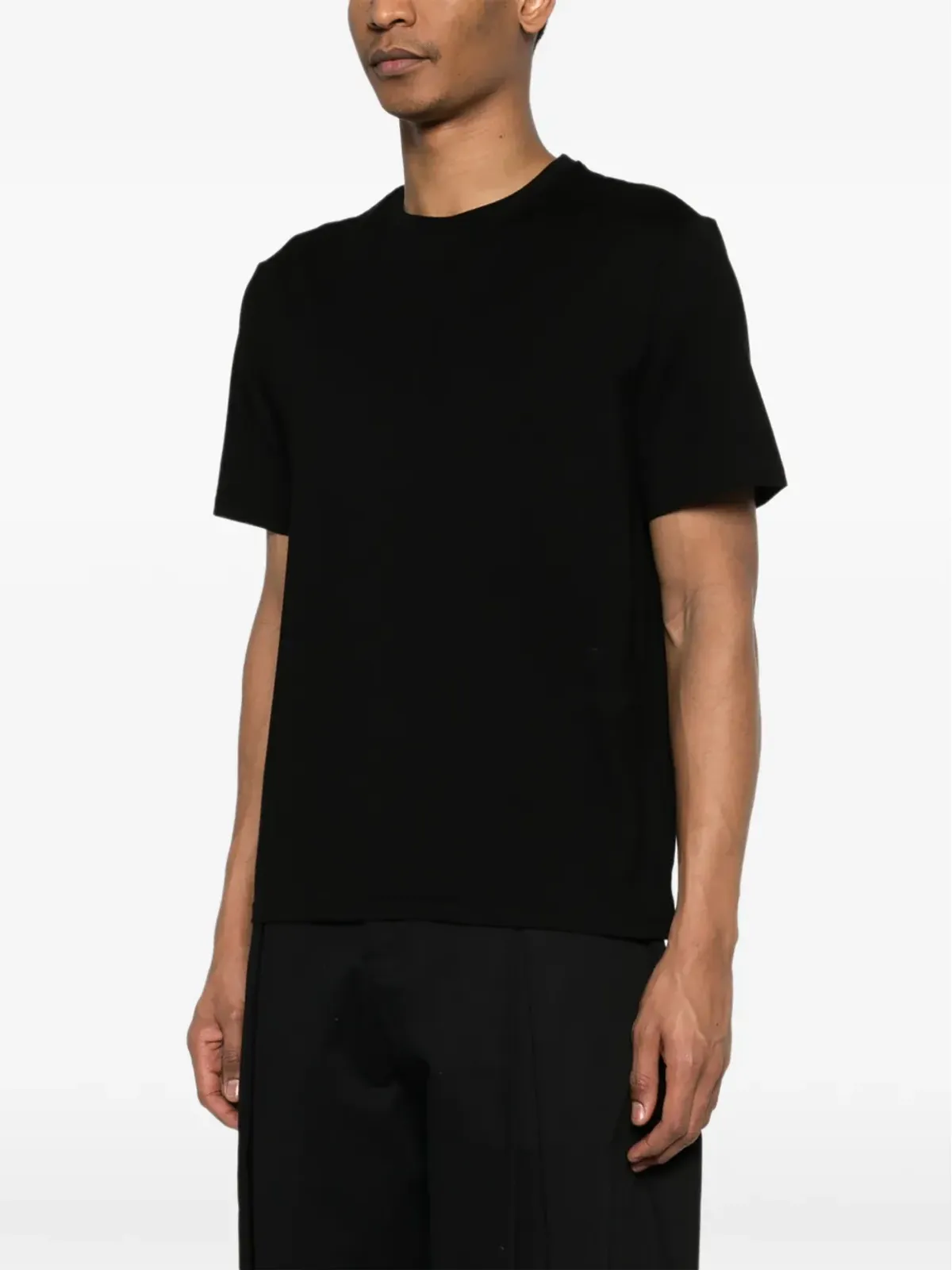 Amomento ブラックの半袖Tシャツ - 画像3