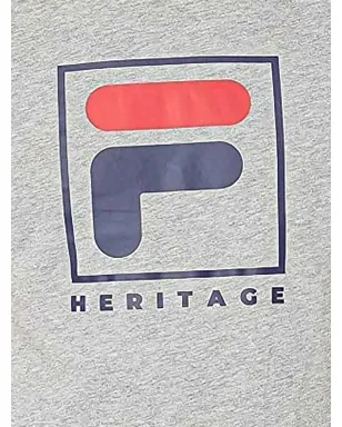 Fila ボックスロゴ Tシャツ - グレー - サムネイル2