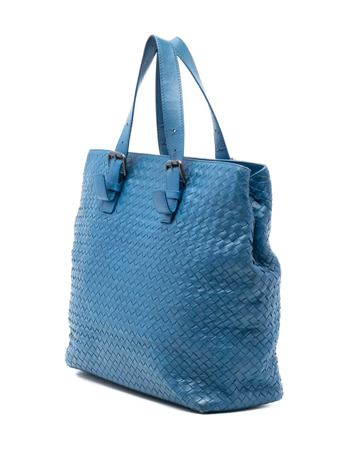 Bottega Veneta ビンテージ ナッパ・イントレッチャート ベルテッド トートバッグ - 画像3