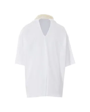 Eleh パールネックレス付きTシャツ - サムネイル2