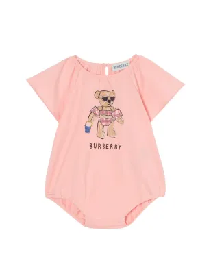 Burberry Kids ビーチベア コットン ボディスーツ - サムネイル1