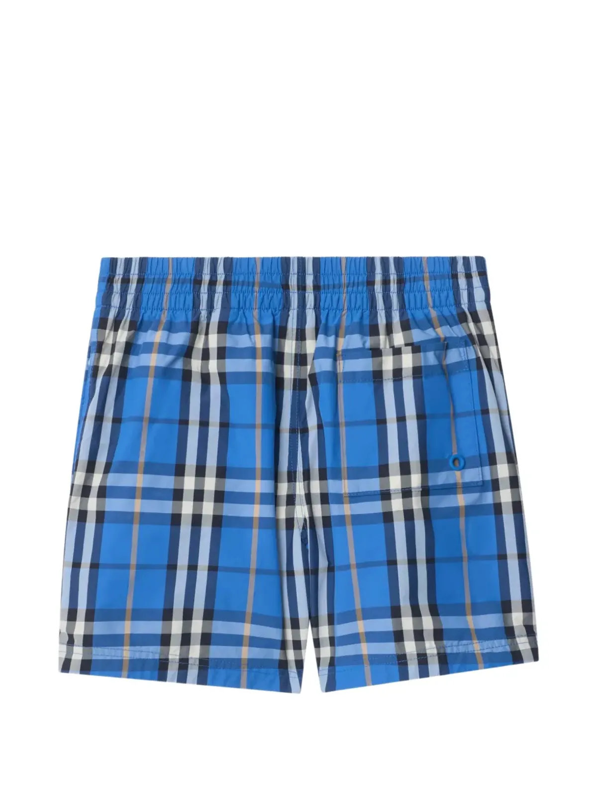 Burberry Kids チェック柄スイムショーツ - ブルー - 画像2