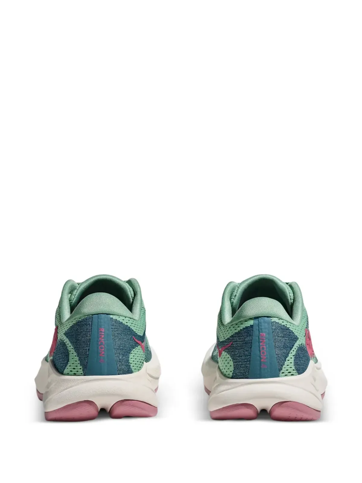 HOKA Rincon 4 ロゴ入りメッシュスニーカー グリーン - 画像3